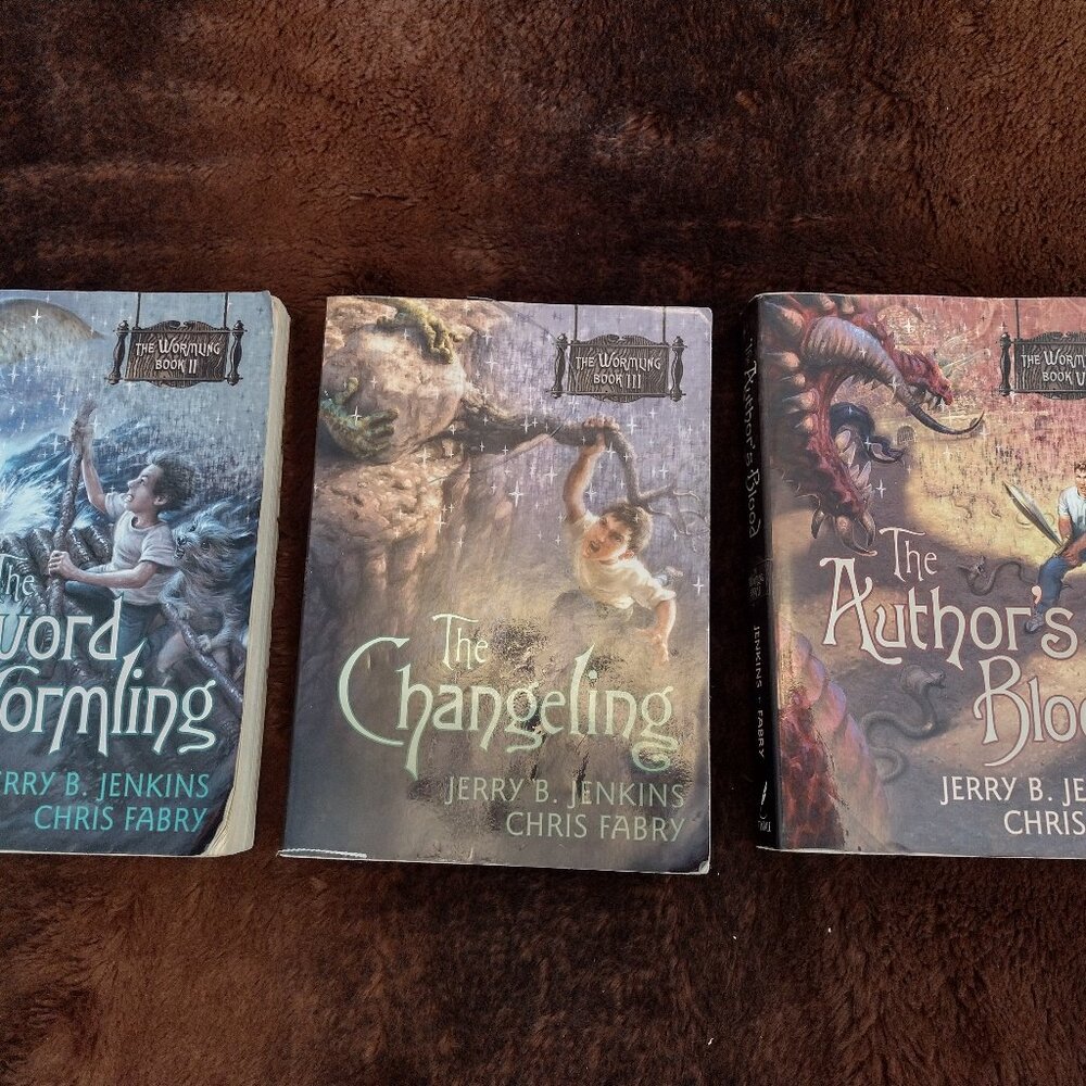 Lot of‎ 3 Paperbacks The Wormling Series Books 2, 3, 5 Jenkins Christian Fiction